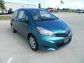 2012 Lagoon Blue Mica Toyota Yaris L 3 Door  photo #3