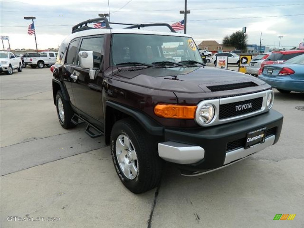 Black Cherry Pearl 2007 Toyota FJ Cruiser 4WD Exterior Photo #59677633