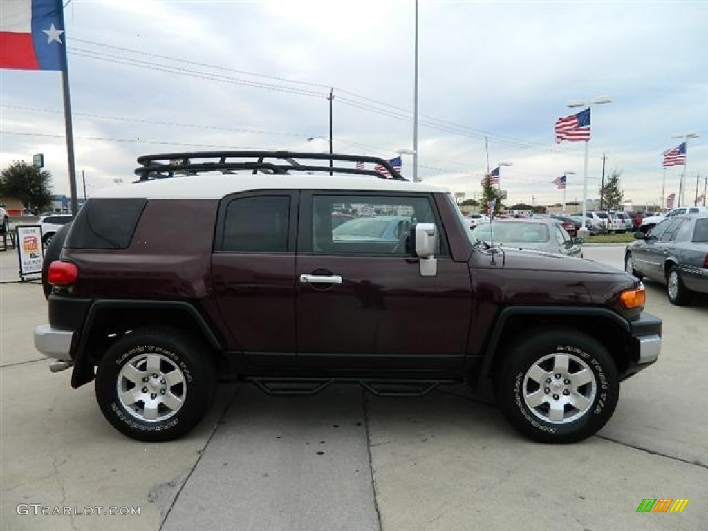 Black Cherry Pearl 2007 Toyota FJ Cruiser 4WD Exterior Photo #59677642