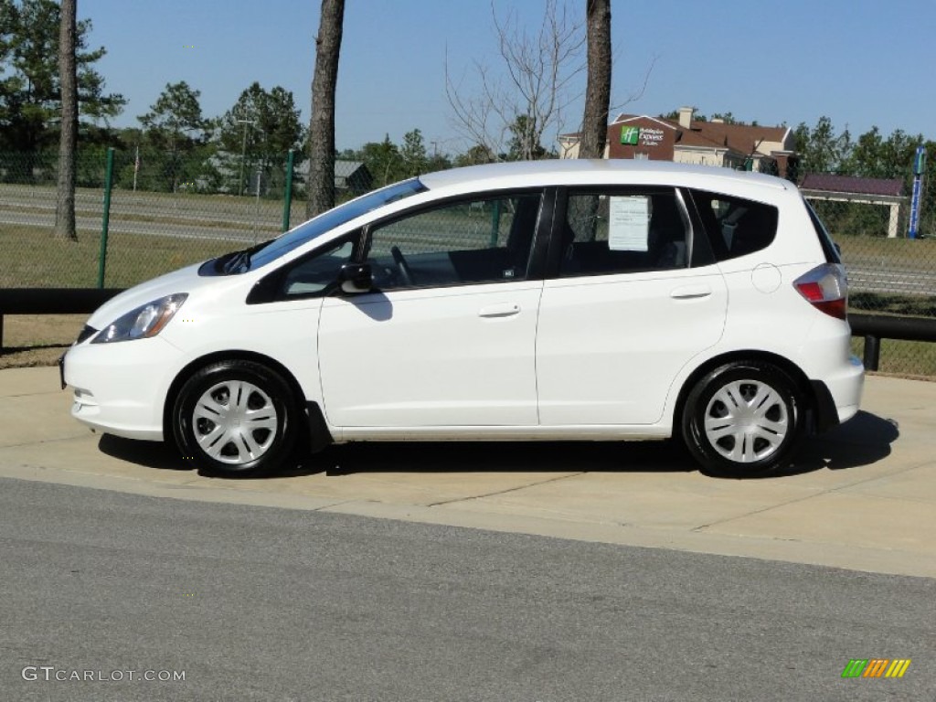 Taffeta White 2010 Honda Fit Standard Fit Model Exterior Photo #59677648