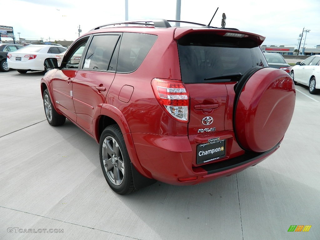 2011 RAV4 Sport - Barcelona Red Metallic / Dark Charcoal photo #7