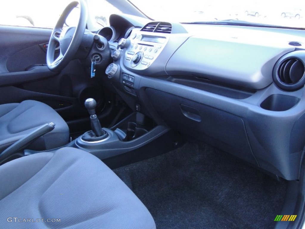 Gray Interior 2010 Honda Fit Standard Fit Model Photo #59677780