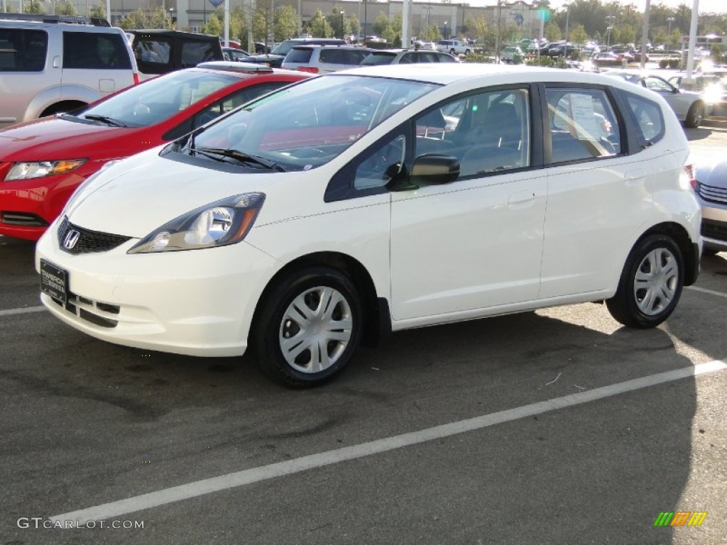 Taffeta White 2010 Honda Fit Standard Fit Model Exterior Photo #59677911