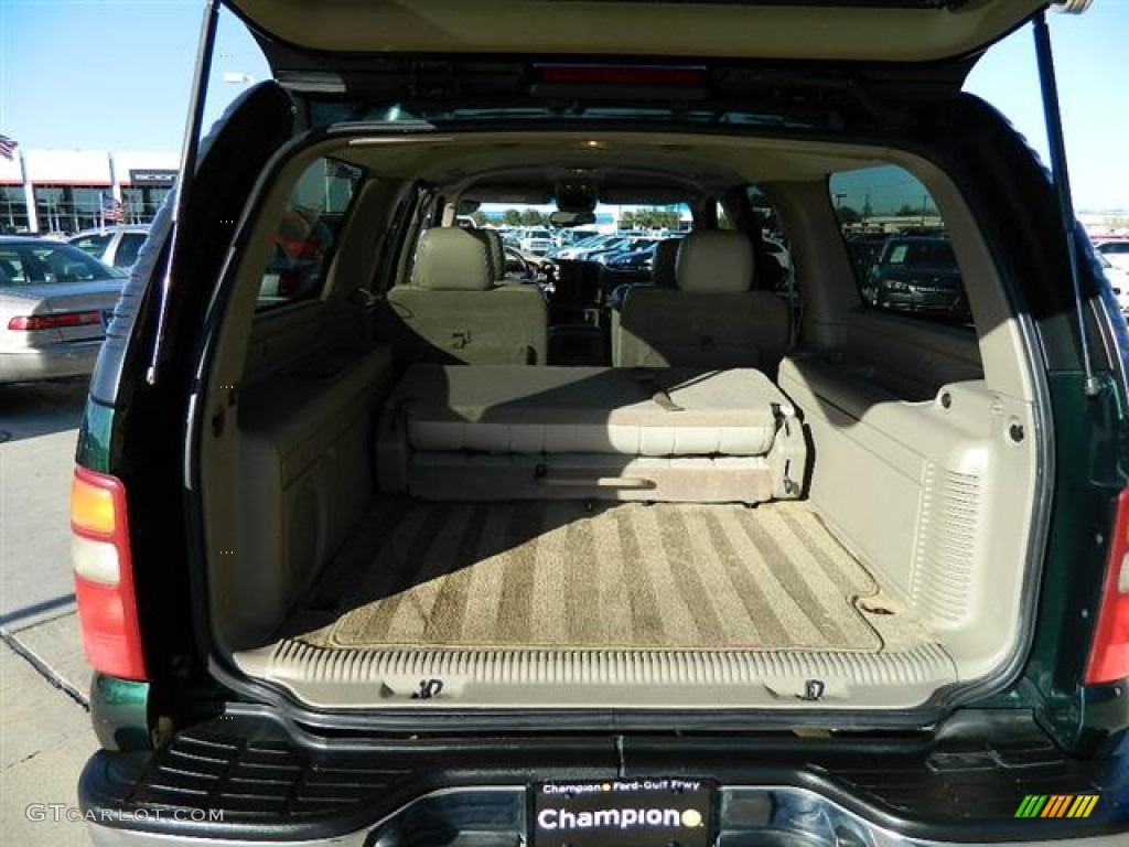 2003 Suburban 1500 LT - Dark Green Metallic / Tan/Neutral photo #9