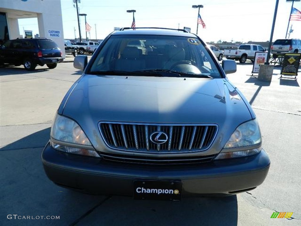 2001 RX 300 - Mineral Green Metallic / Ivory photo #2