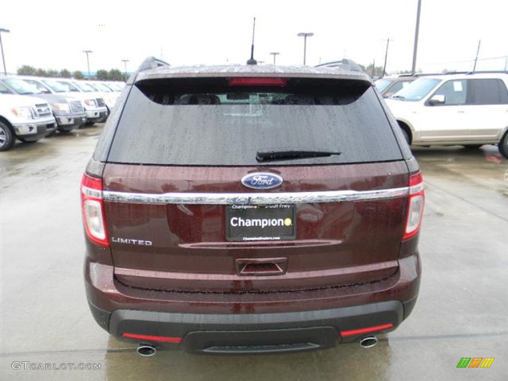 2012 Explorer Limited - Cinnamon Metallic / Medium Light Stone photo #6