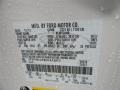 UG: White Platinum Metallic Tri-Coat 2012 Ford F150 Lariat SuperCrew Color Code