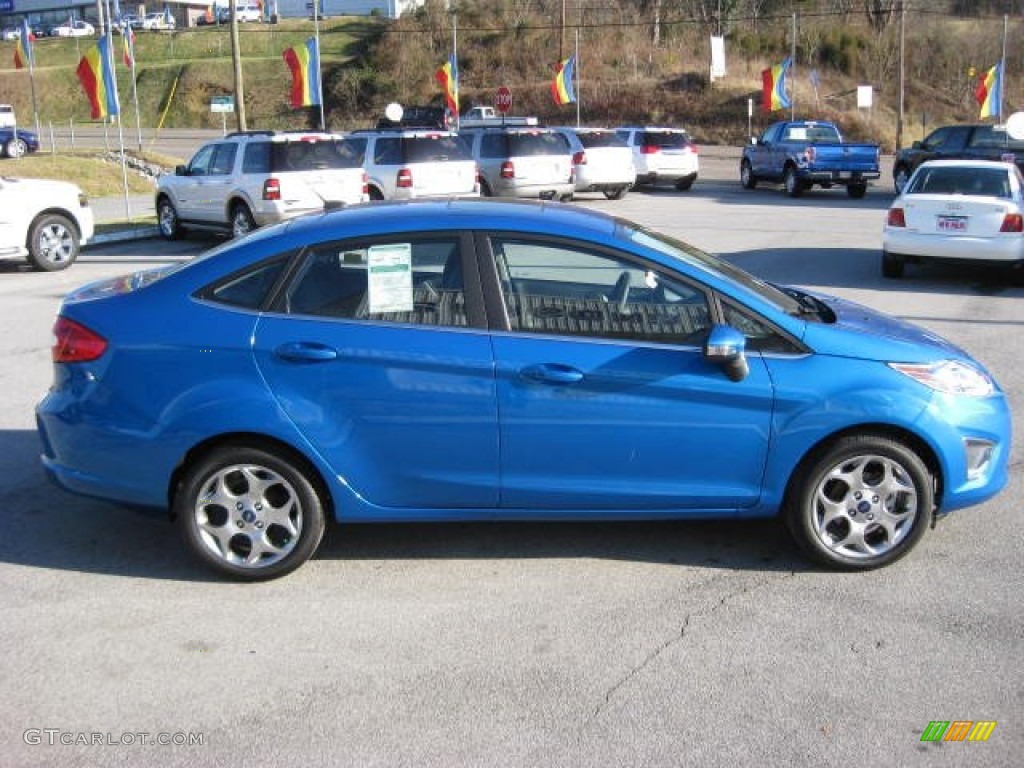 Blue Candy Metallic 2012 Ford Fiesta SEL Sedan Exterior Photo #59679440