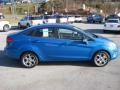 2012 Blue Candy Metallic Ford Fiesta SEL Sedan  photo #4