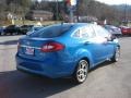 2012 Blue Candy Metallic Ford Fiesta SEL Sedan  photo #5