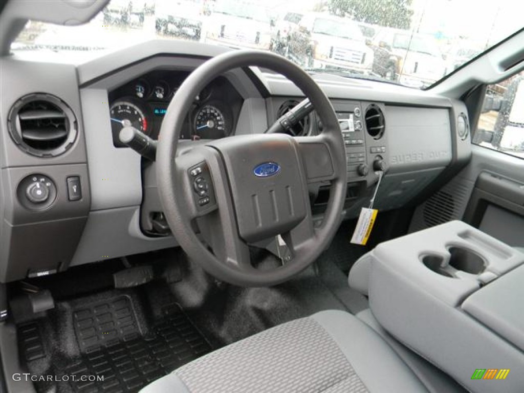 2012 Ford F250 Super Duty XL SuperCab Steel Dashboard Photo #59679491
