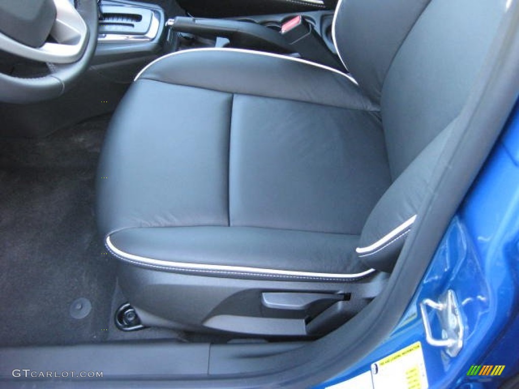 Charcoal Black Interior 2012 Ford Fiesta SEL Sedan Photo #59679497