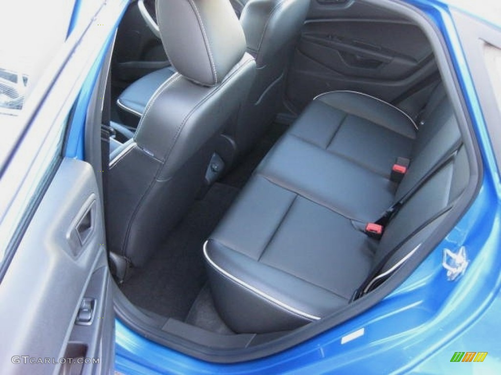 2012 Fiesta SEL Sedan - Blue Candy Metallic / Charcoal Black photo #14