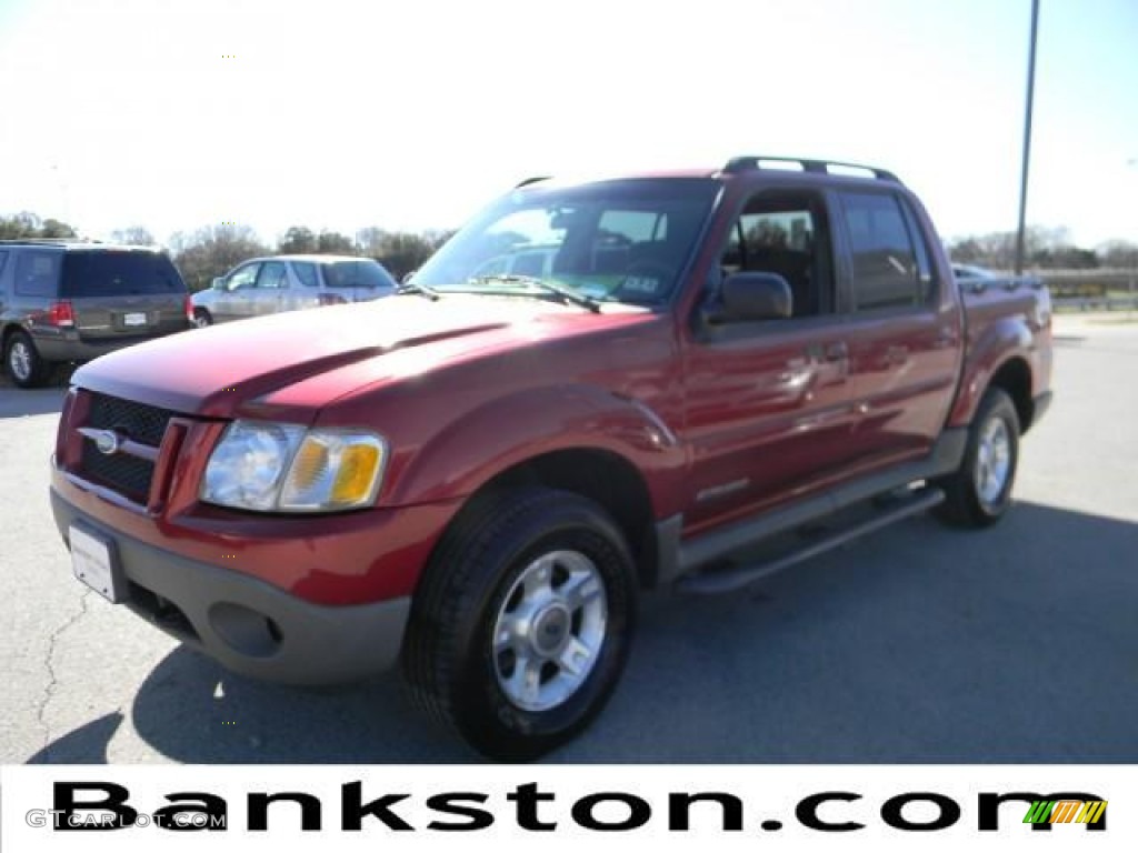 2001 Explorer Sport Trac  - Toreador Red Metallic / Dark Graphite photo #1