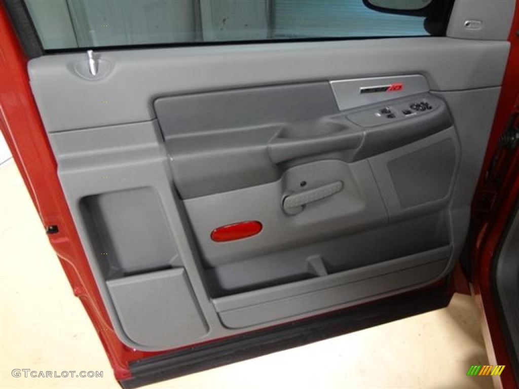 2006 Dodge Ram 1500 SRT-10 Regular Cab Medium Slate Gray Door Panel Photo #59682422