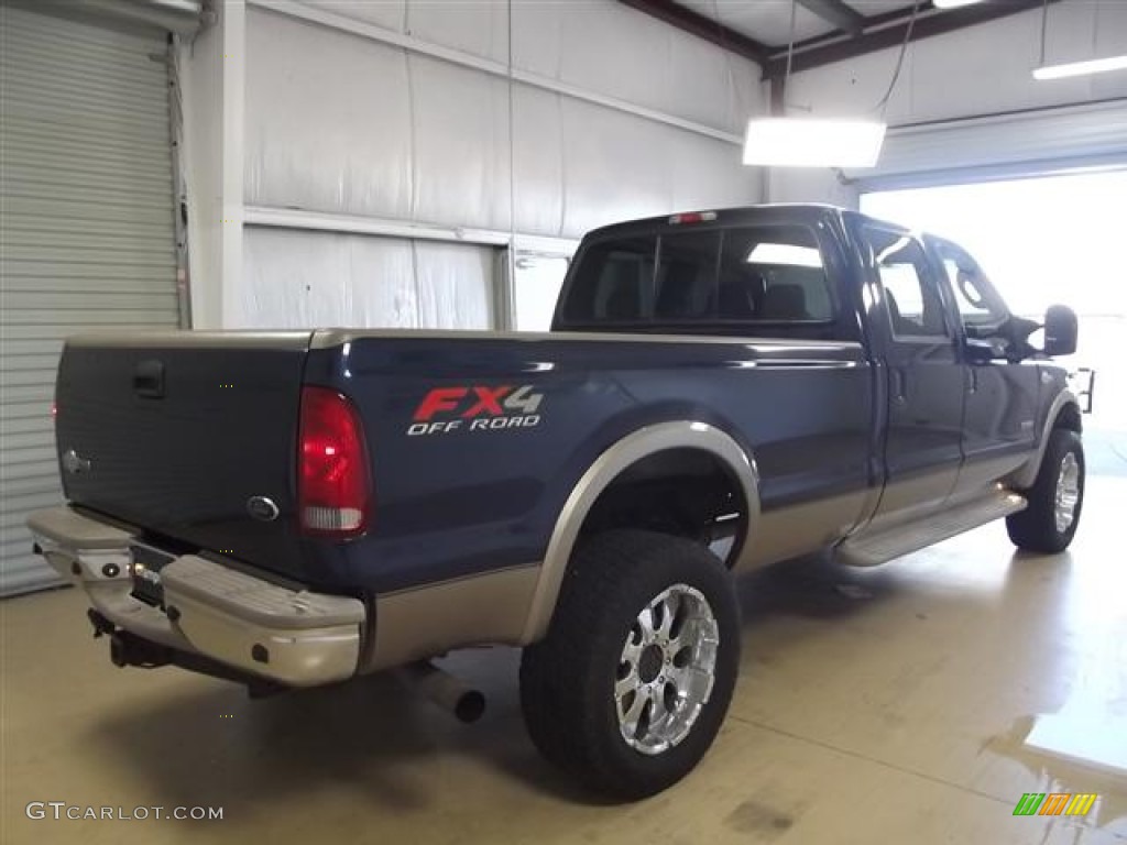 True Blue Metallic 2006 Ford F350 Super Duty King Ranch Crew Cab 4x4 Exterior Photo #59682839