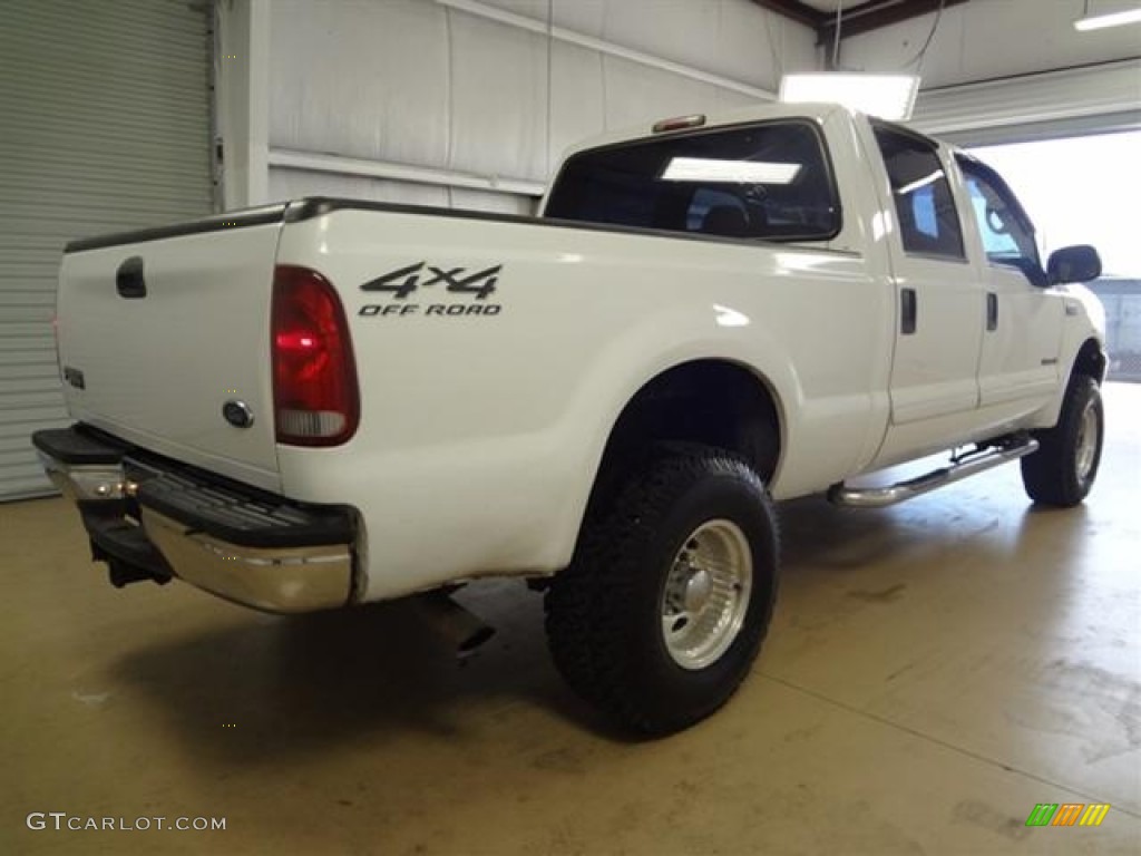 2002 F250 Super Duty XLT SuperCab 4x4 - Oxford White / Medium Flint photo #4