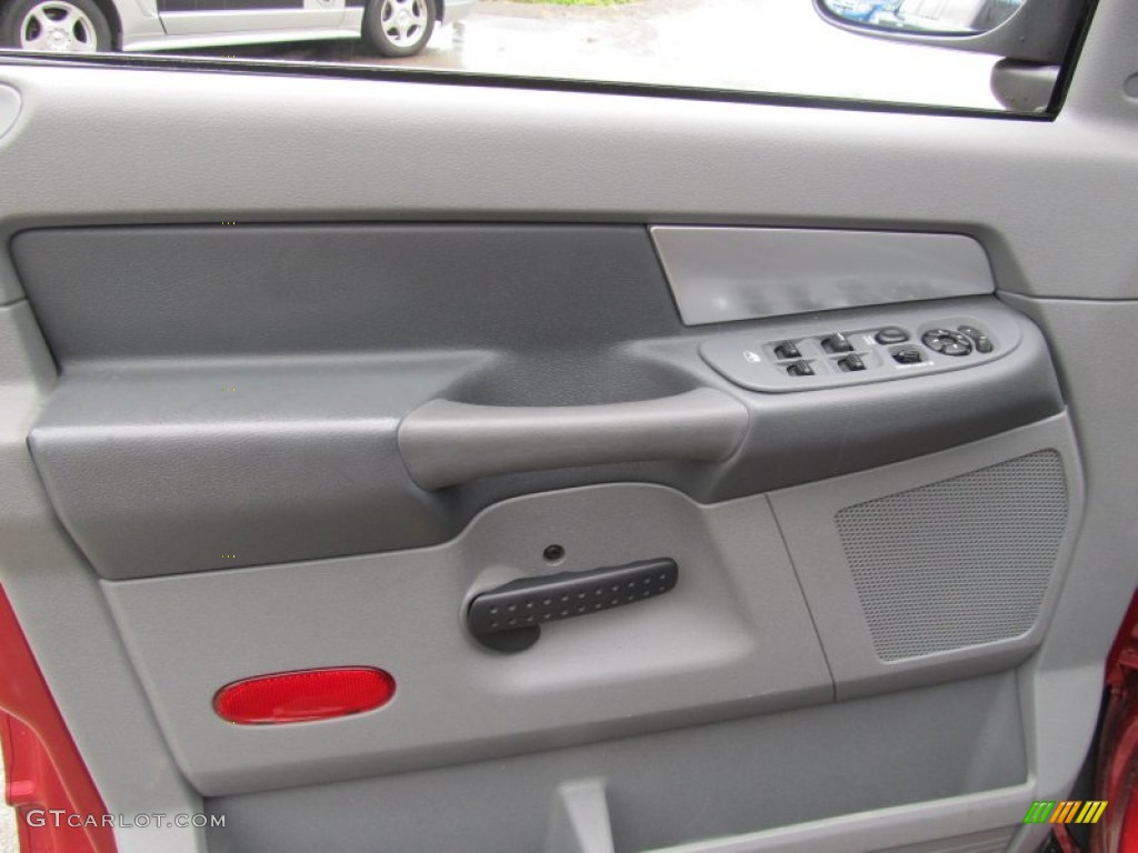 2008 Ram 1500 Big Horn Edition Quad Cab 4x4 - Inferno Red Crystal Pearl / Medium Slate Gray photo #7