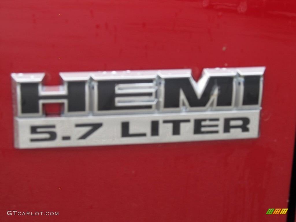 2008 Ram 1500 Big Horn Edition Quad Cab 4x4 - Inferno Red Crystal Pearl / Medium Slate Gray photo #13