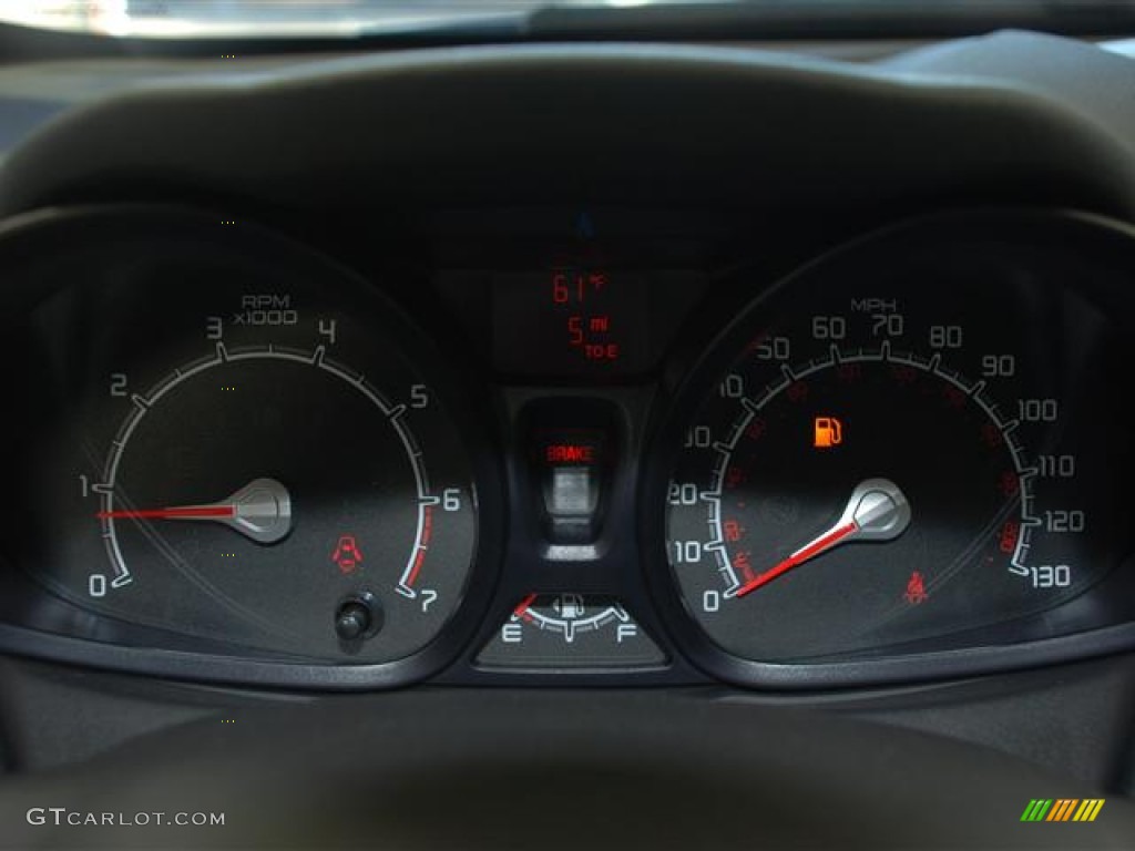 2012 Ford Fiesta SEL Sedan Gauges Photo #59685338