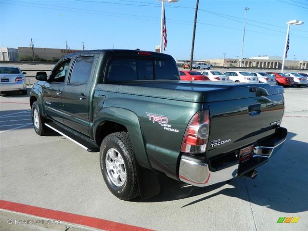 2011 Tacoma V6 TRD PreRunner Double Cab - Timberland Green Mica / Graphite Gray photo #5