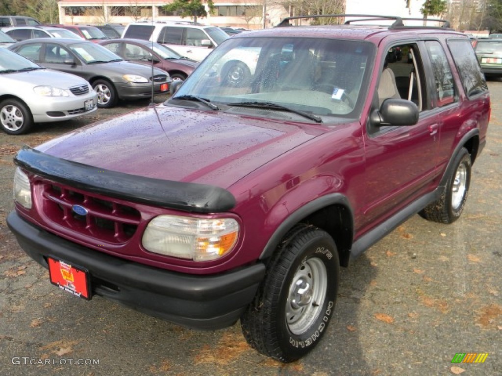 Medium Berry Red Metallic 1996 Ford Explorer Sport 4x4 Exterior Photo #59686574