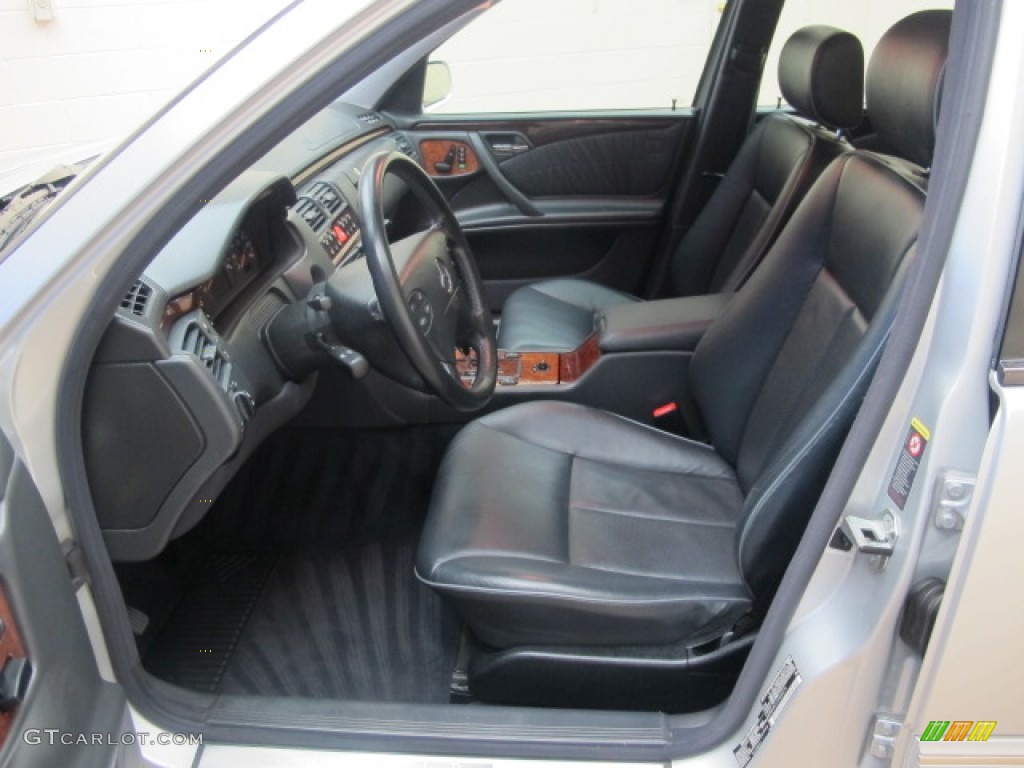 Charcoal Interior 2002 Mercedes-Benz E 320 4Matic Wagon Photo #59687186