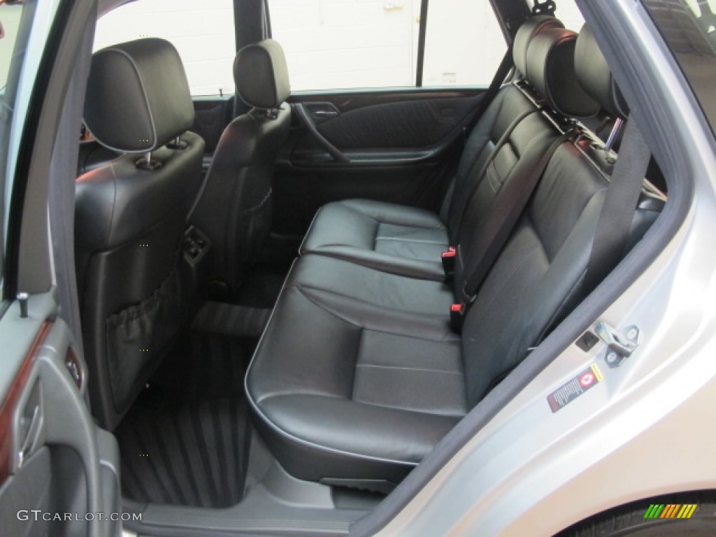 Charcoal Interior 2002 Mercedes-Benz E 320 4Matic Wagon Photo #59687192