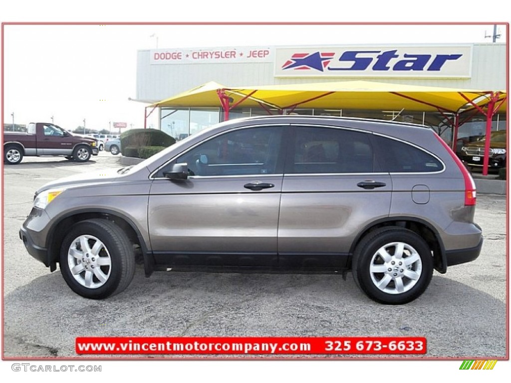 2009 CR-V EX - Urban Titanium Metallic / Black photo #2