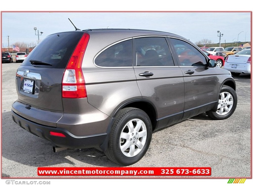 2009 CR-V EX - Urban Titanium Metallic / Black photo #6