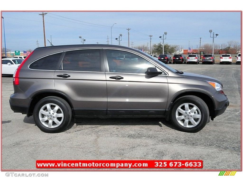 2009 CR-V EX - Urban Titanium Metallic / Black photo #7
