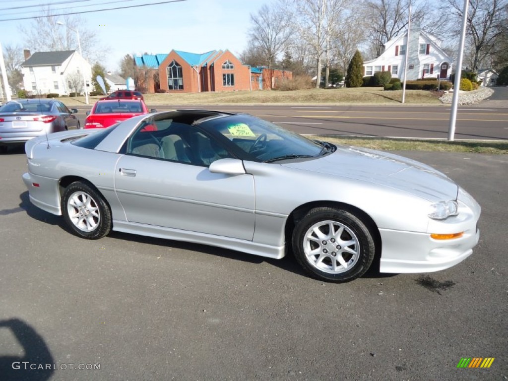 Sebring Silver Metallic 2002 Chevrolet Camaro Coupe Exterior Photo #59691440