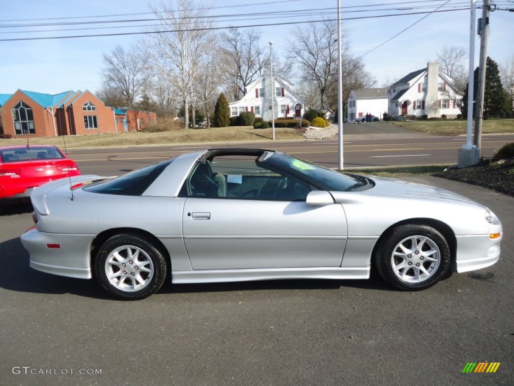 Sebring Silver Metallic 2002 Chevrolet Camaro Coupe Exterior Photo #59691449