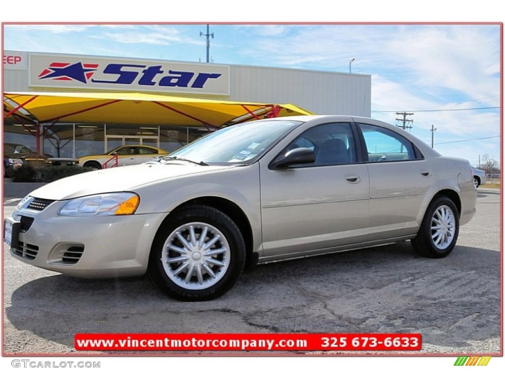 2006 Stratus SXT Sedan - Linen Gold Metallic / Dark Slate Grey photo #1