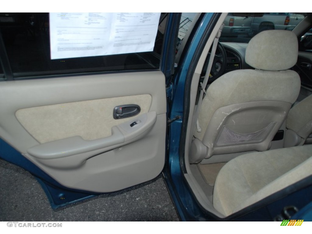 2003 Elantra GLS Sedan - Ocean Blue / Beige photo #20