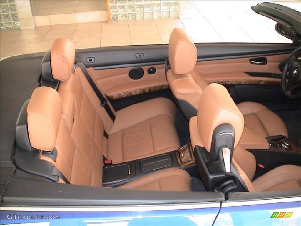 2007 3 Series 335i Convertible - Montego Blue Metallic / Saddle Brown/Black photo #9