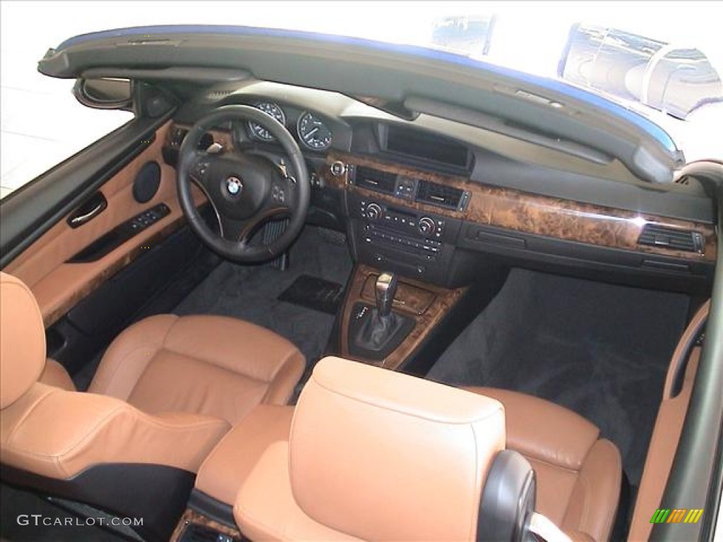 2007 BMW 3 Series 335i Convertible Saddle Brown/Black Dashboard Photo #59693612