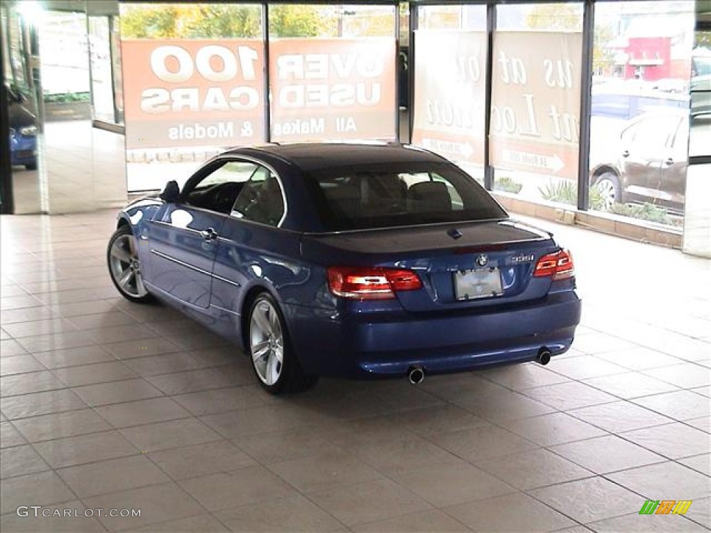 2007 3 Series 335i Convertible - Montego Blue Metallic / Saddle Brown/Black photo #18