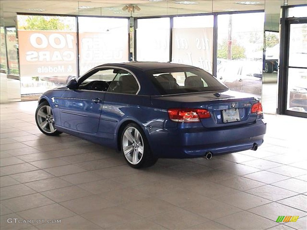 2007 3 Series 335i Convertible - Montego Blue Metallic / Saddle Brown/Black photo #20