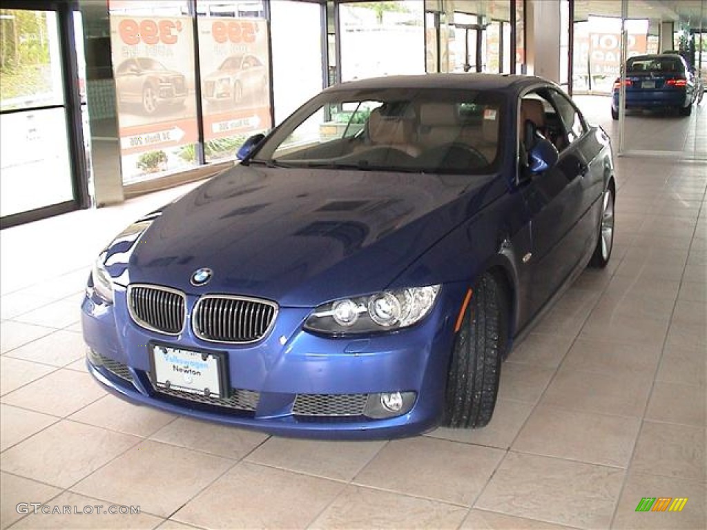 2007 3 Series 335i Convertible - Montego Blue Metallic / Saddle Brown/Black photo #23