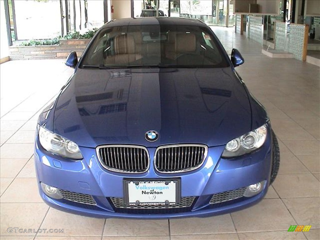 2007 3 Series 335i Convertible - Montego Blue Metallic / Saddle Brown/Black photo #24