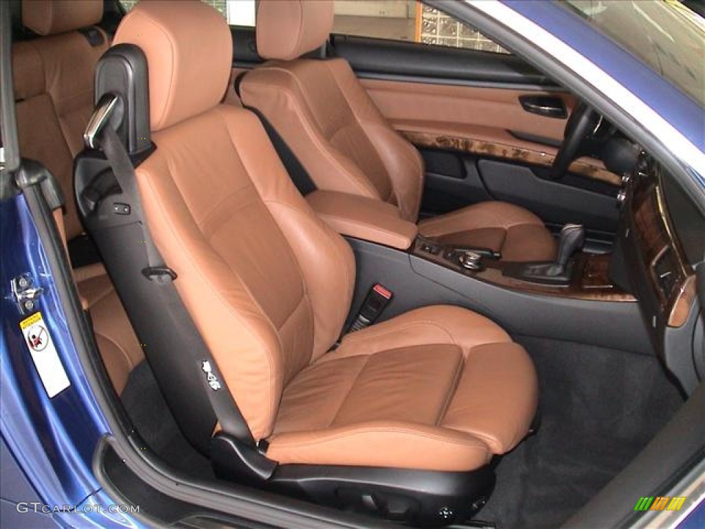 2007 3 Series 335i Convertible - Montego Blue Metallic / Saddle Brown/Black photo #27