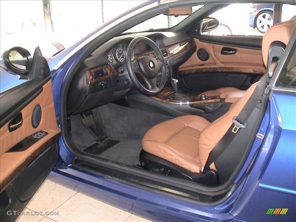 2007 3 Series 335i Convertible - Montego Blue Metallic / Saddle Brown/Black photo #29