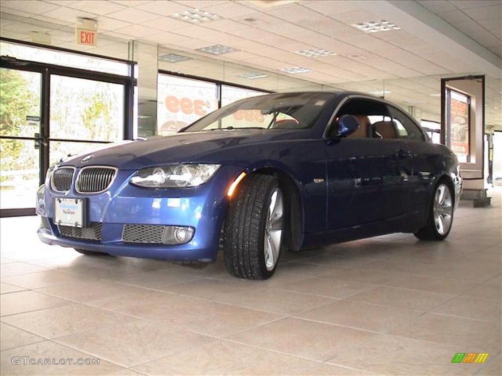 2007 3 Series 335i Convertible - Montego Blue Metallic / Saddle Brown/Black photo #32