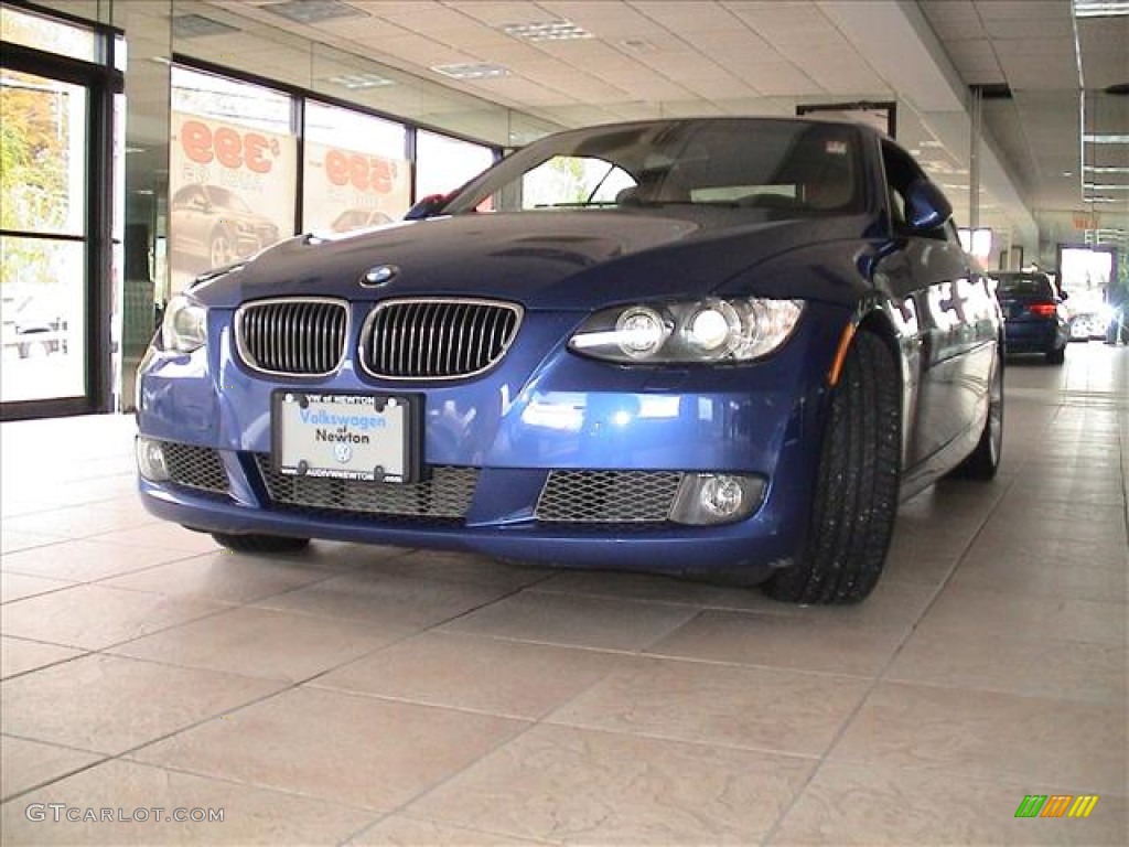 2007 3 Series 335i Convertible - Montego Blue Metallic / Saddle Brown/Black photo #33