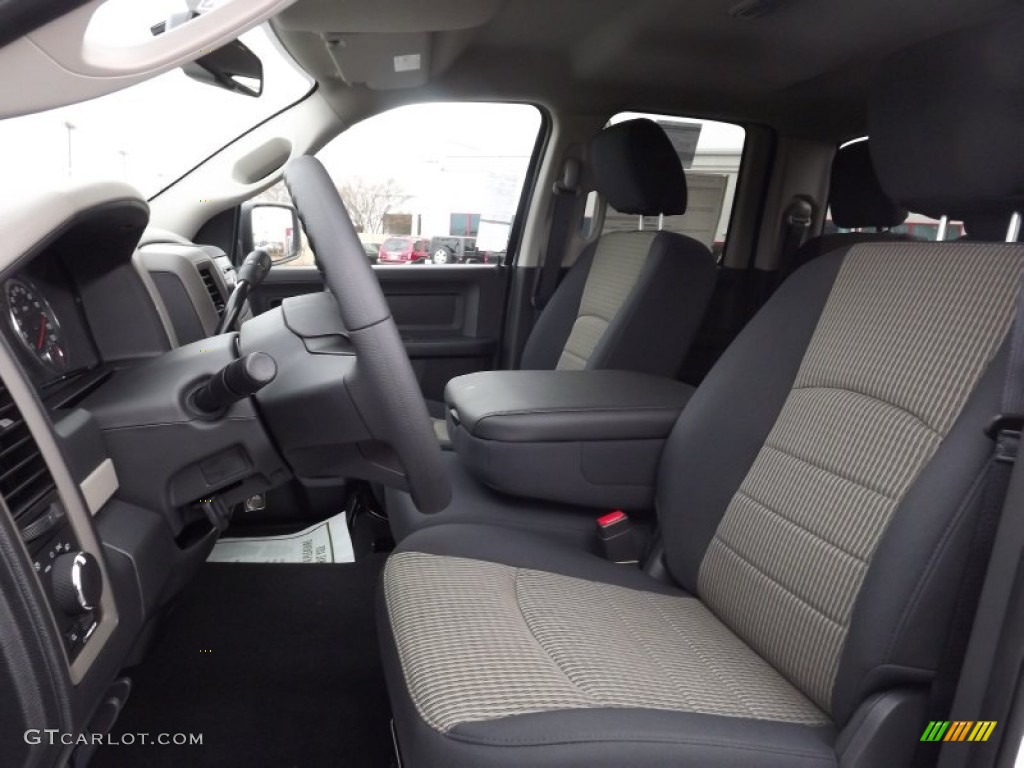 Dark Slate Gray/Medium Graystone Interior 2012 Dodge Ram 1500 ST Quad Cab 4x4 Photo #59694302
