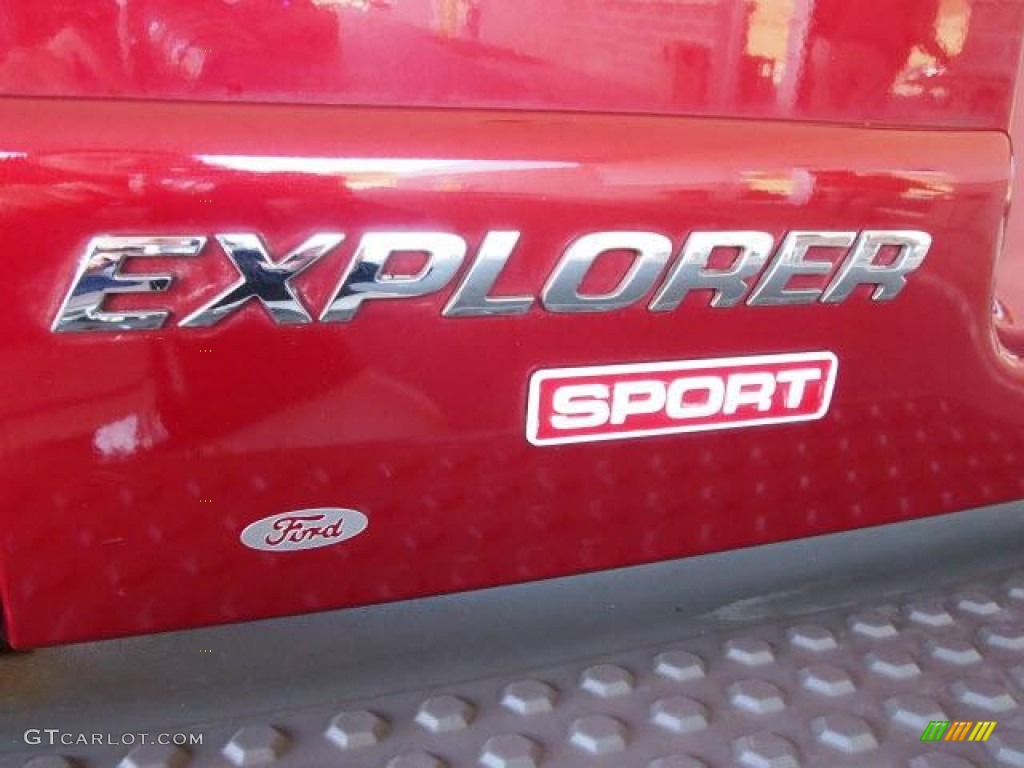 2001 Explorer Sport 4x4 - Toreador Red Metallic / Medium Prairie Tan photo #5