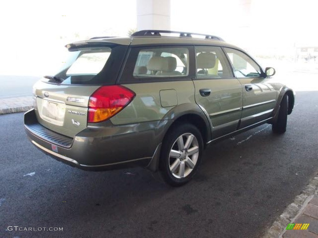 2006 Outback 2.5i Wagon - Willow Green Opalescent / Taupe photo #3