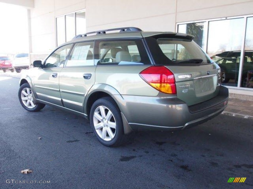 2006 Outback 2.5i Wagon - Willow Green Opalescent / Taupe photo #9