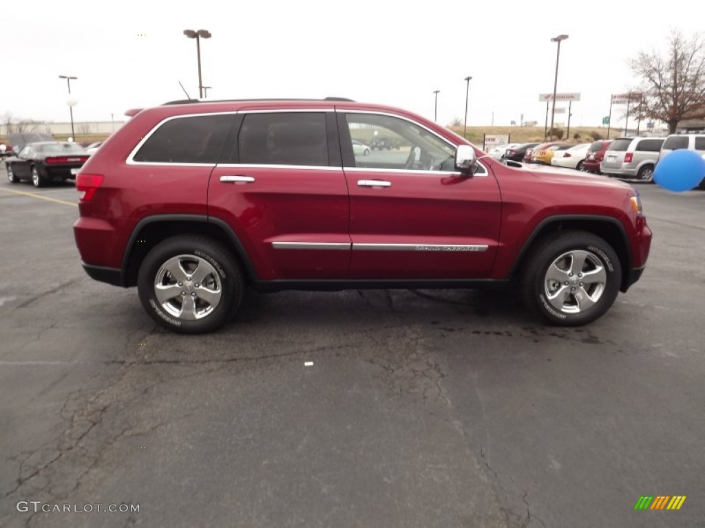 Deep Cherry Red Crystal Pearl 2012 Jeep Grand Cherokee Limited 4x4 Exterior Photo #59695091
